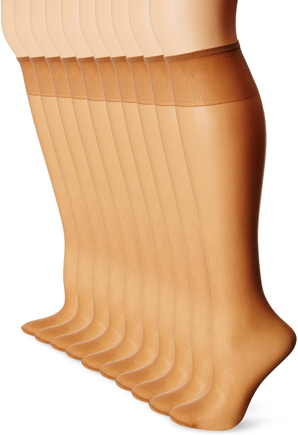 L'eggs Everyday Knee Highs ST 10 Pair-39800