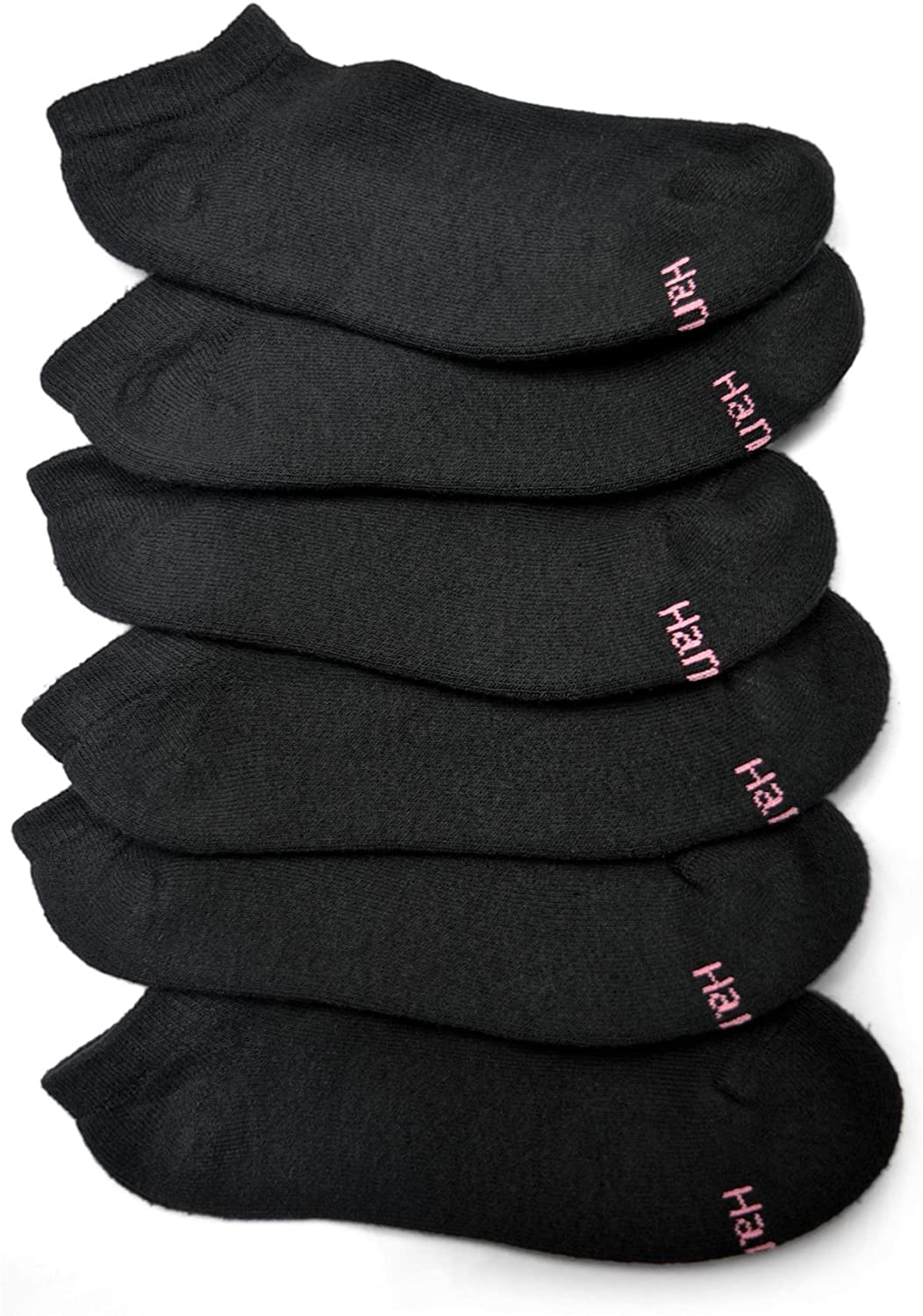 Hanes Women's ComfortBlend No-Show Socks 6-Pack-401/6P