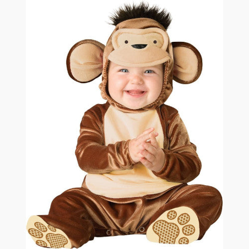 Mischievous Monkey Infant Toddler Baby Costume Animal Safari Halloween Party