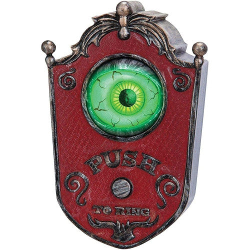 Gemmy 57622 House Decoration Animated Eyeball Doorbell with Sound Effects