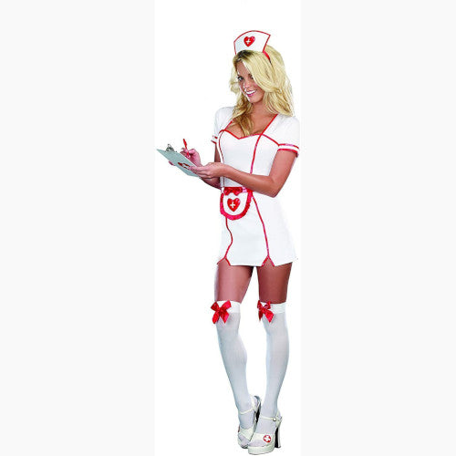 Dreamgirl Alexa Women's Sexy R.eally N.aughty Nurse Costume