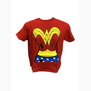 Wonder Women's Red Cape/Tiara Costume T-Shirt