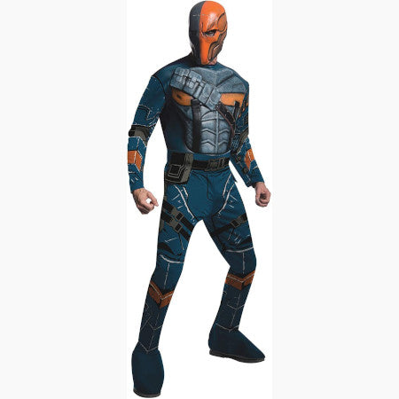 Deathstroke Batman Arkham Villain Fancy Dress Halloween Deluxe Adult Costume