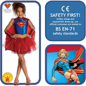 Superhero Tutu Kids Costume Supergirl