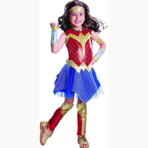 Rubies Girl's Kid'S Deluxe Wonder Woman Costume