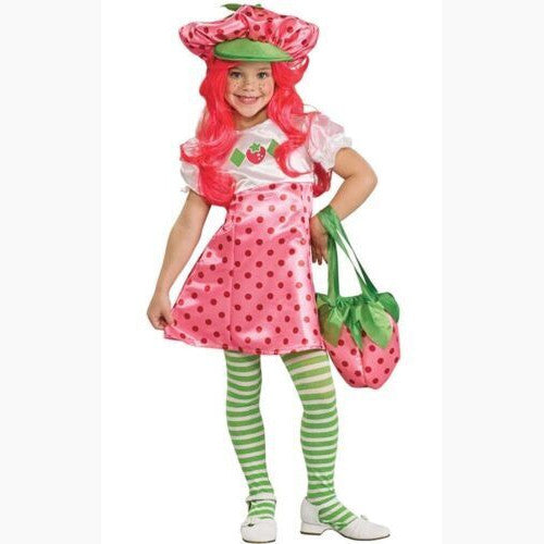 Strawberry Shortcake Costume Kids Halloween Fancy Dress