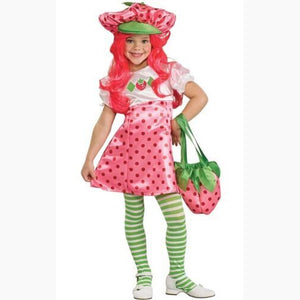 Strawberry Shortcake Costume Kids Halloween Fancy Dress