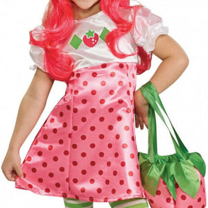 Strawberry Shortcake Costume Kids Halloween Fancy Dress