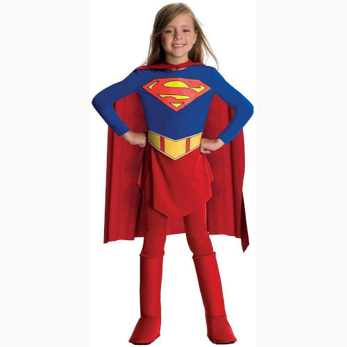 Supergirl DC Comics Superman Superhero Fancy Dress Up Halloween Child Costume