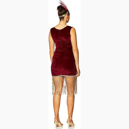 Sophisticated Lady Adult Womens Velvet Costume