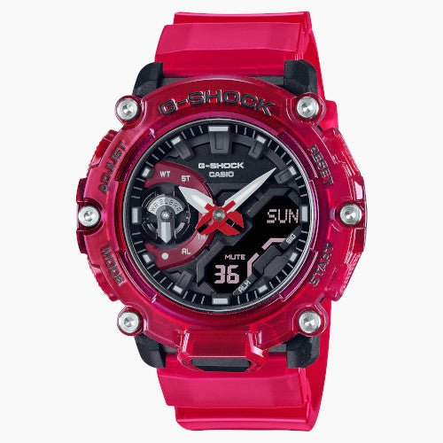 G-Shock Analog-Digital Transparent Mens Watch GA2200SKL-4A