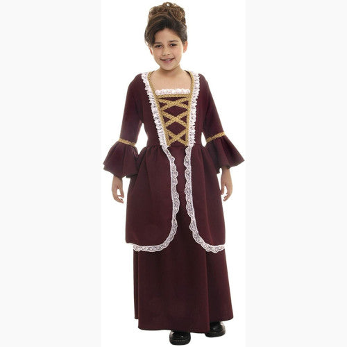 Girls Colonial Historical American Revolution Halloween Costume
