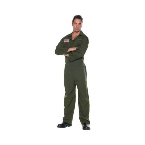 Mens Airforce Jumpsuit Halloween Costume Dress