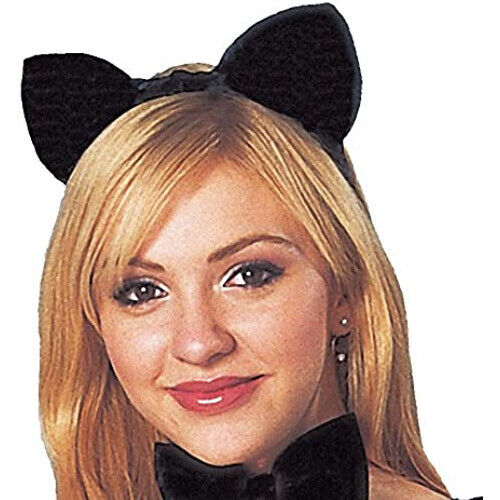 Women's Cat Ears Deluxe, Black, One Size