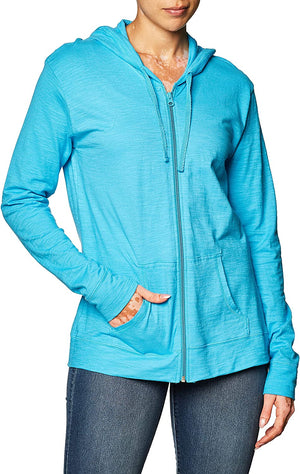 Hanes Women's Slub Jersey Hoodie-O9249