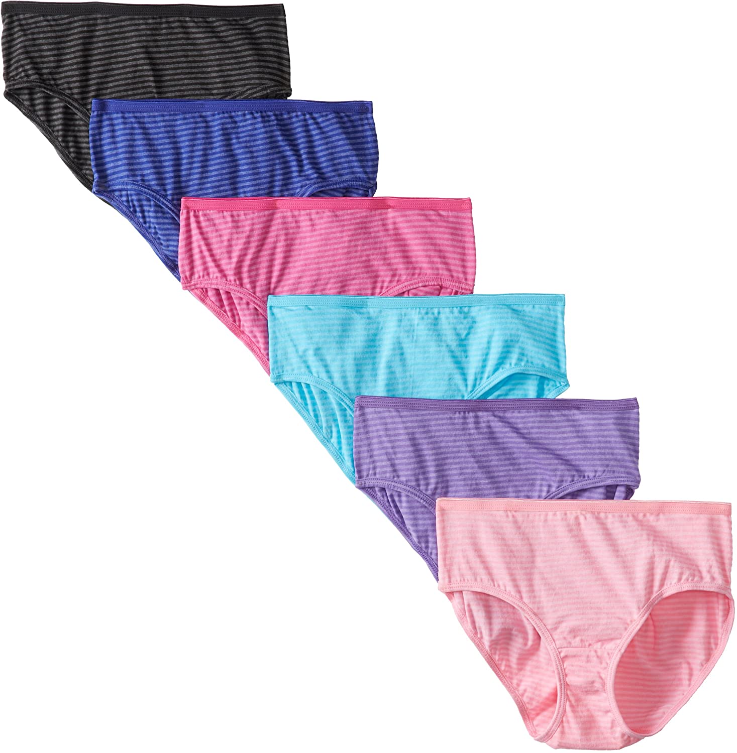 Hanes Cool Comfort  Women's Cotton Hipster Panties 6-Pack-PP41AS