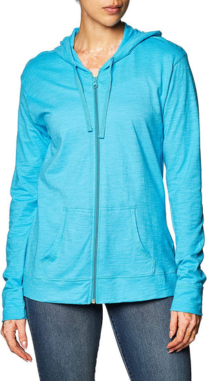 Hanes Women's Slub Jersey Hoodie-O9249