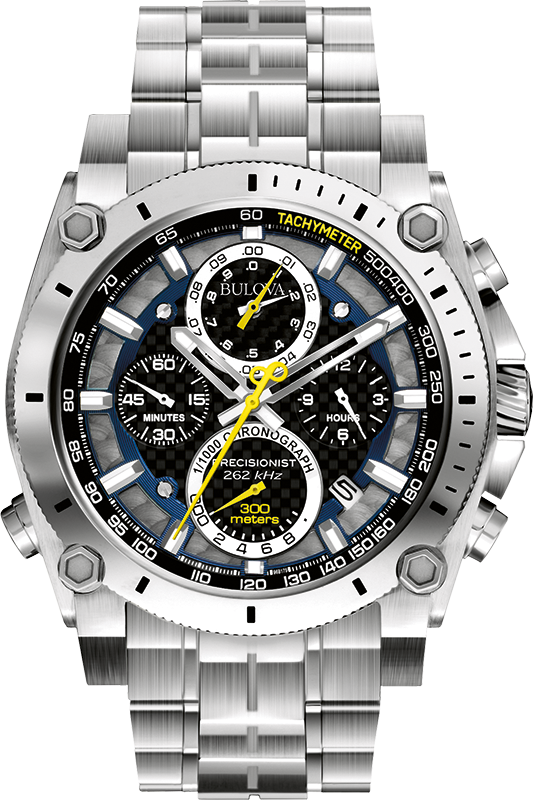 Bulova Precisionist Quartz Mens Watch 96B175