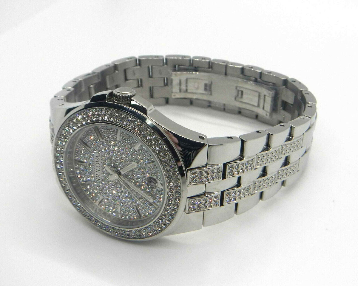 Bulova Crystal Quartz Men's Watch 96B235