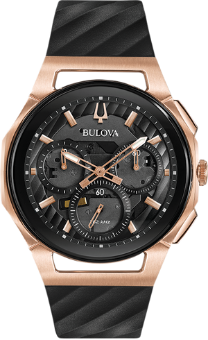 Bulova Curv Quartz Mens Watch 98A185