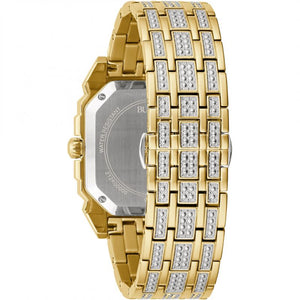 Bulova Crystal Octava Square Mens Watch 98A295