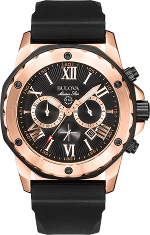 Bulova Marine Star Chronograph Quartz Mens Watch 98B104