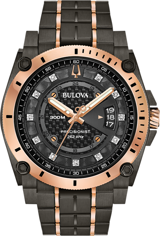 Bulova Precisionist Quartz Mens Watch 98D149