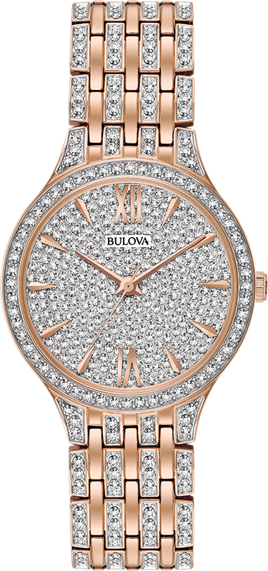 Bulova Crystal Quartz Womens Watch 98L235