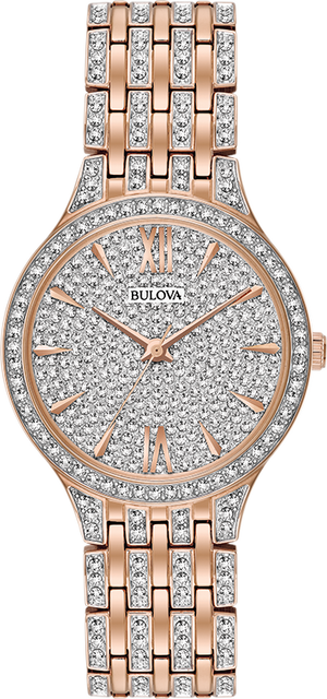 Bulova Crystal Quartz Womens Watch 98L235