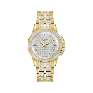 Bulova Crystal Octava Quartz Womens Watch 98L302