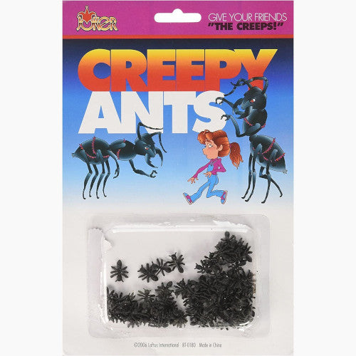 Fake Creepy Ants Carded Prank Joke Gag Gift