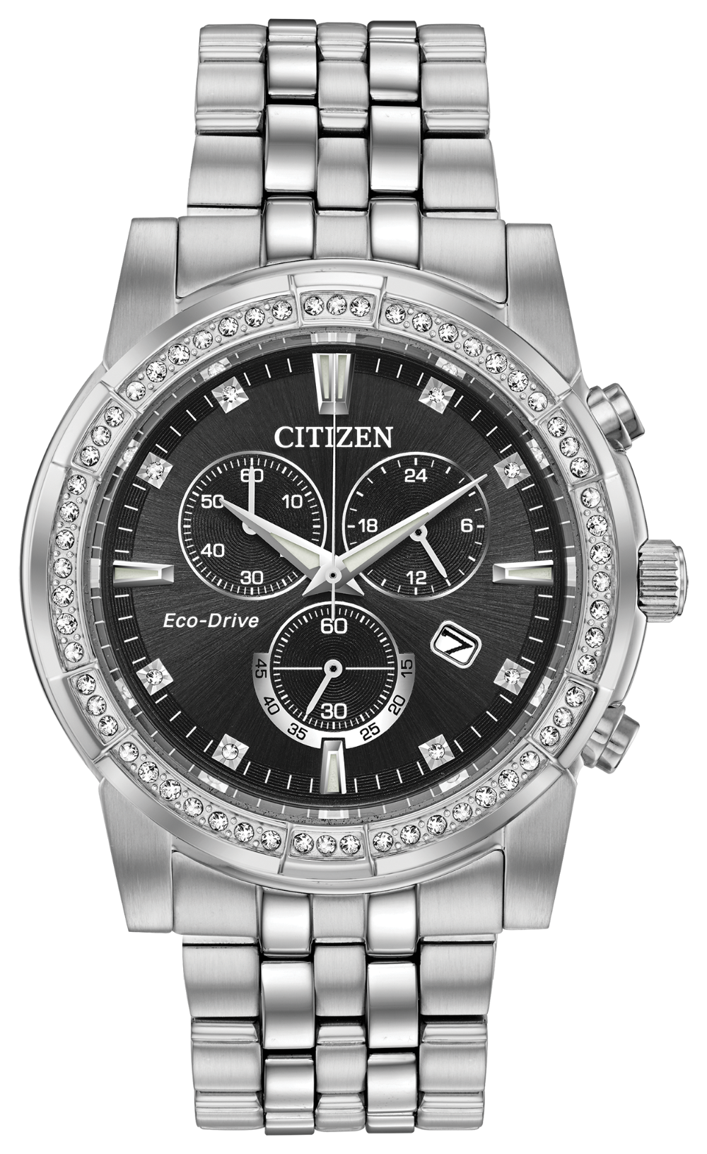 Citizen Crystal Eco-Drive Mens Watch AT2450-58E