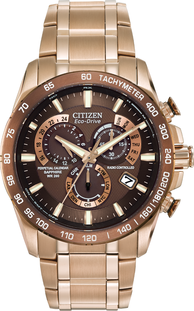 Citizen Perpetual Chrono A-T Eco-Drive Mens Watch AT4106-52X