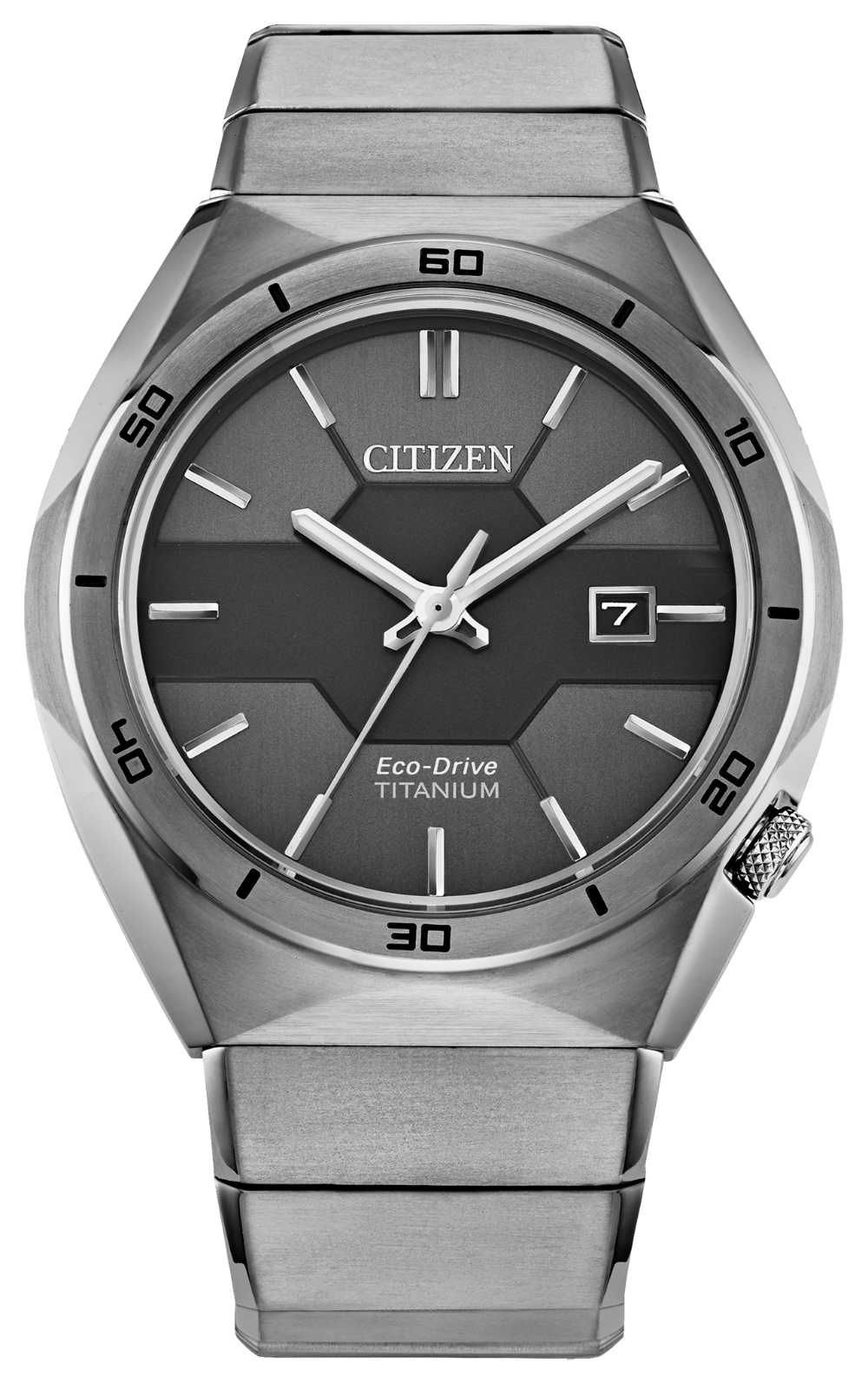 Citizen Super Titanium Armor Eco-Drive Mens Watch AW1660-51H