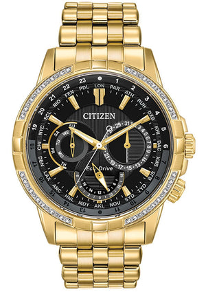 Citizen Calendrier Eco-Drive Diamonds Mens Watch BU2082-56E