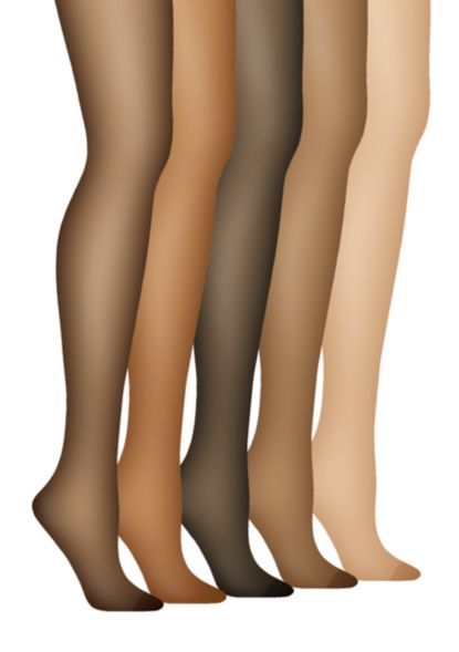 Hanes Alive Full Support Control Top Reinforced Toe Pantyhose