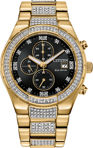 Citizen Crystal Eco-Drive Mens Watch CA0752-58E