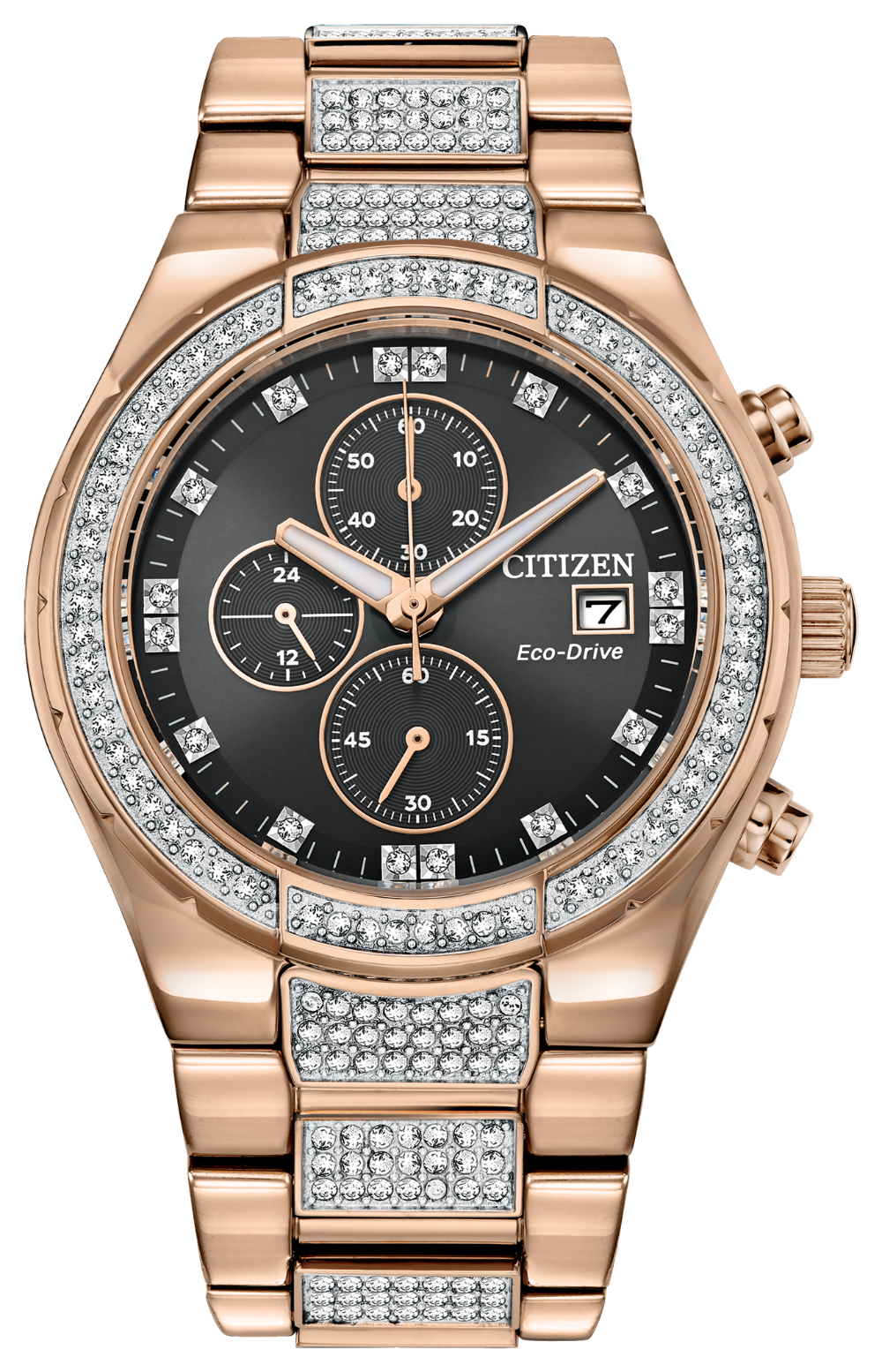 Citizen Crystal Eco-Drive Mens Watch CA0753-55E