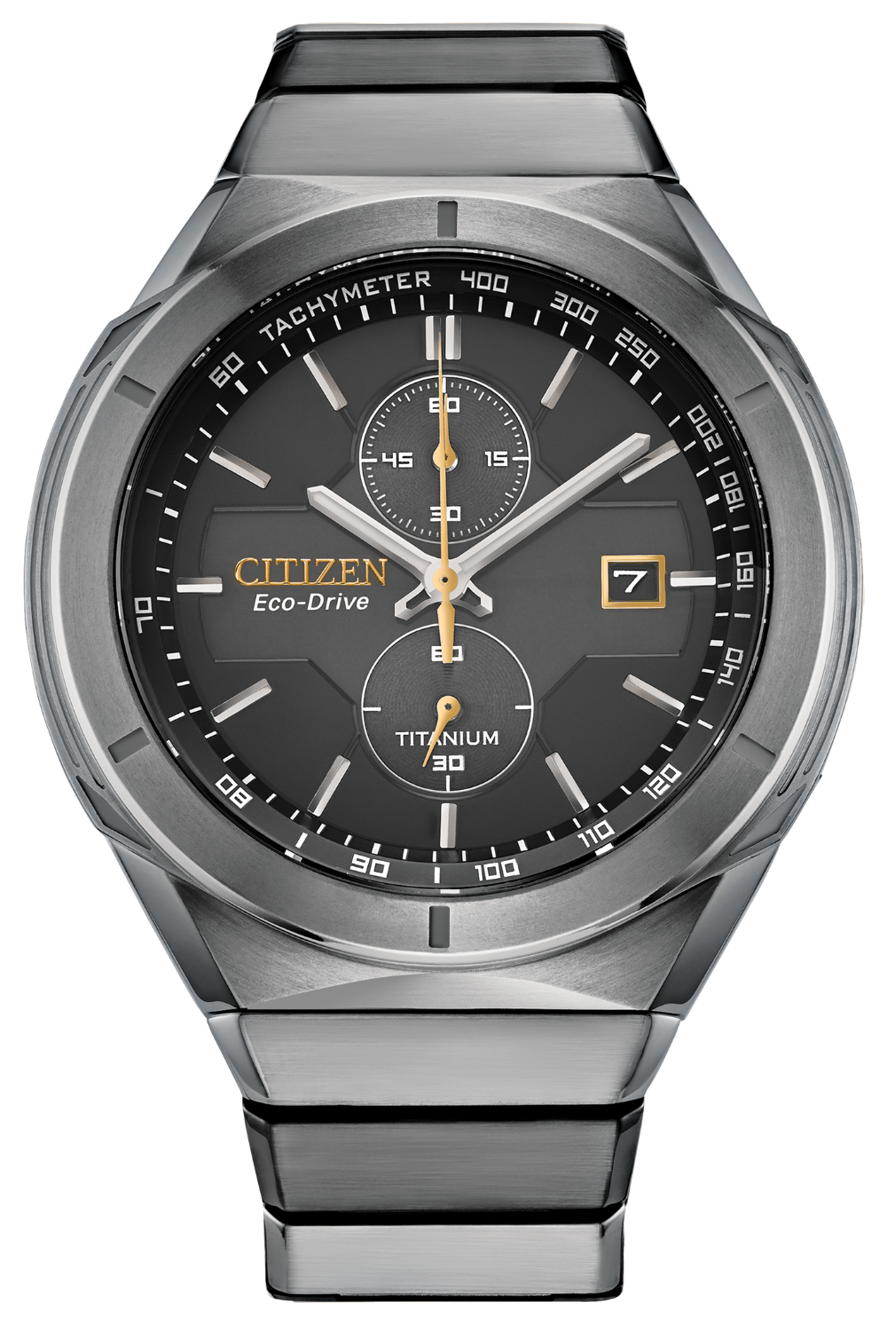 Citizen Super Titanium Armor Eco-Drive Mens Watch CA7058-55E