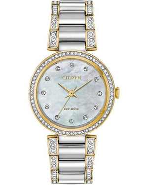 Citizen Silhouette Eco-Drive Crystal Womens Watch EM0844-58D