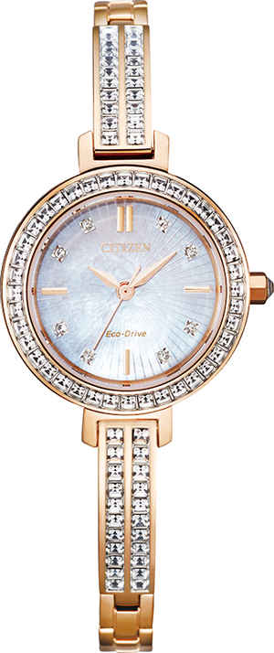 Citizen Silhouette Crystal Eco-Drive Womens Watch EM0863-53D