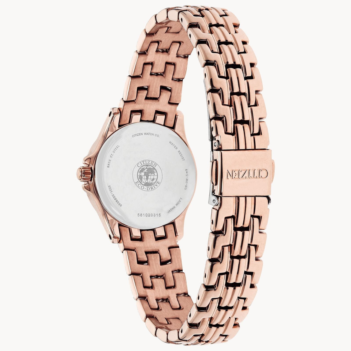 Citizen Silhouette Eco-Drive Crystal Womens Watch EW1228-53D