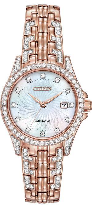 Citizen Silhouette Eco-Drive Crystal Womens Watch EW1228-53D