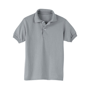 Hanes Kids' Cotton-Blend EcoSmart Jersey Polo