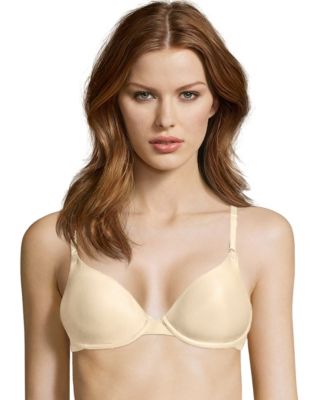 Maidenform One Fab Fit Extra Coverage T-back T-shirt Bra In White