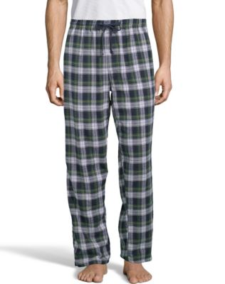 Hanes Mens Jersey Flannel Pants-4046