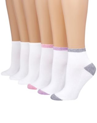 Hanes Women's ComfortBlend Ankle Socks 6-Pack-403/6P