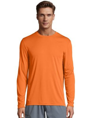 Hanes Cool DRI Performance Mens Long-Sleeve T-Shirt-482L