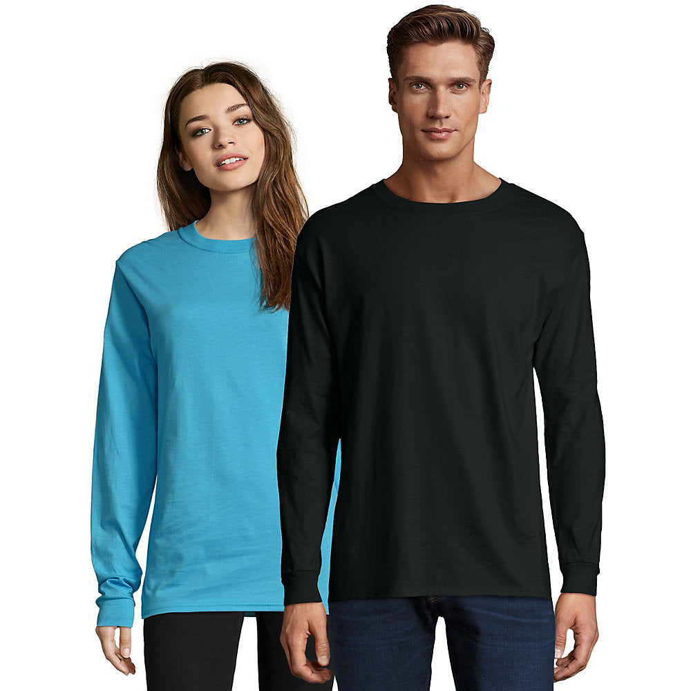 Hanes Adult Beefy-T Long-Sleeve T-Shirt