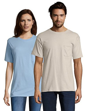 Hanes Beefy-T Adult Pocket T-Shirt